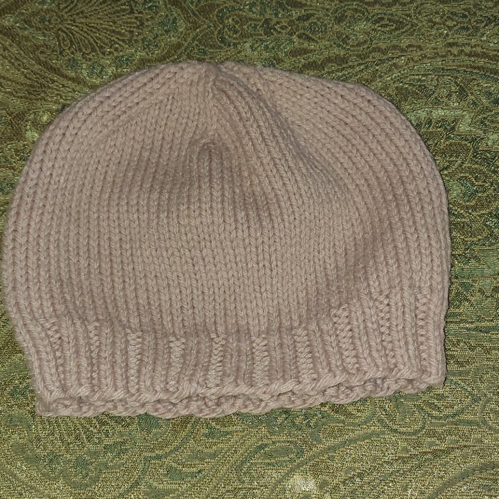 Knitted Pink Infant Hat